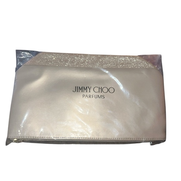 Jimmy Choo Sparkling Gold Pouch - Picture 3 of 5